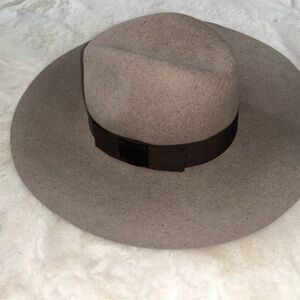 Brixton Taupe and Brown Women's Fedora